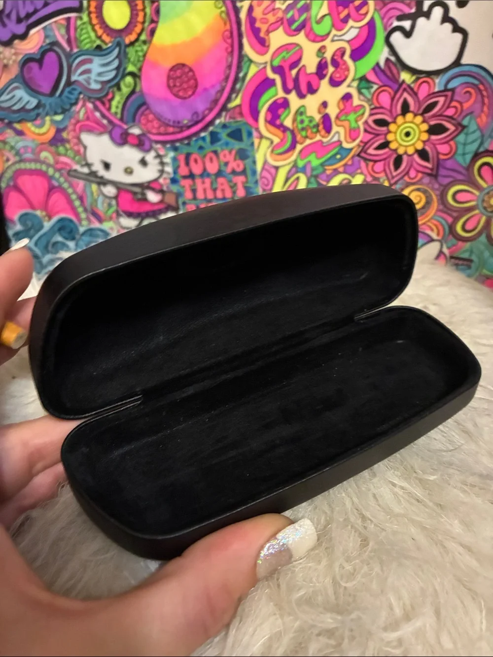 Oakley Black Hard Sunglasses Case with Embossed Logo